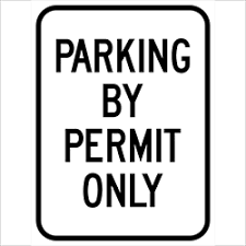 Parking sign