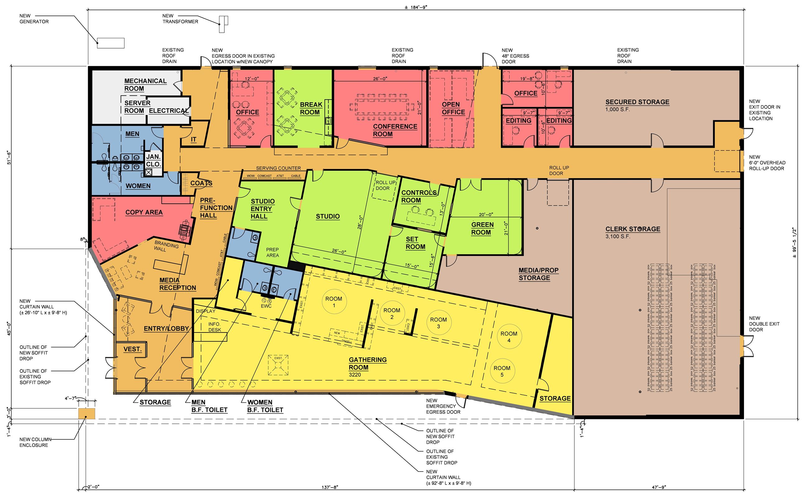 MEDIA CENTER FLOORPLAN